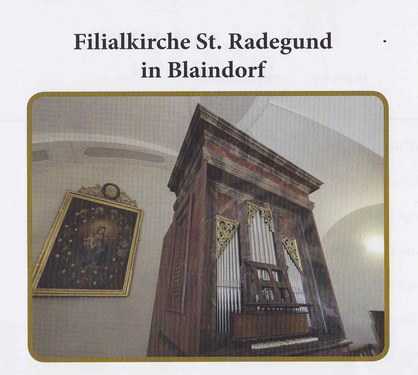 Filialkirche St. Radegund in Blaindorf